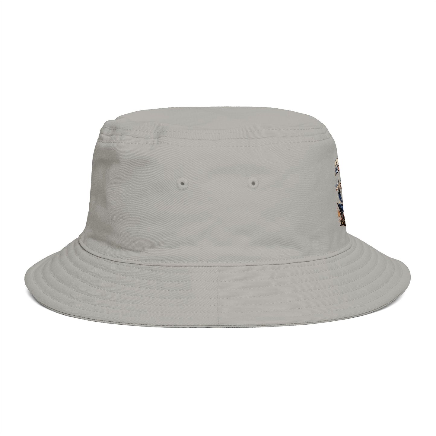 250 Years American Flag Bucket Hat – 1776–2026 Patriotic Cotton Cap