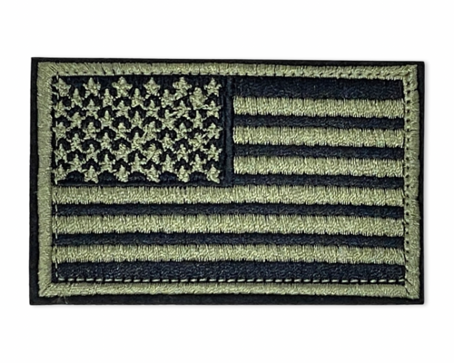 JupiterGear Tactical USA Flag Patch with Detachable Backing