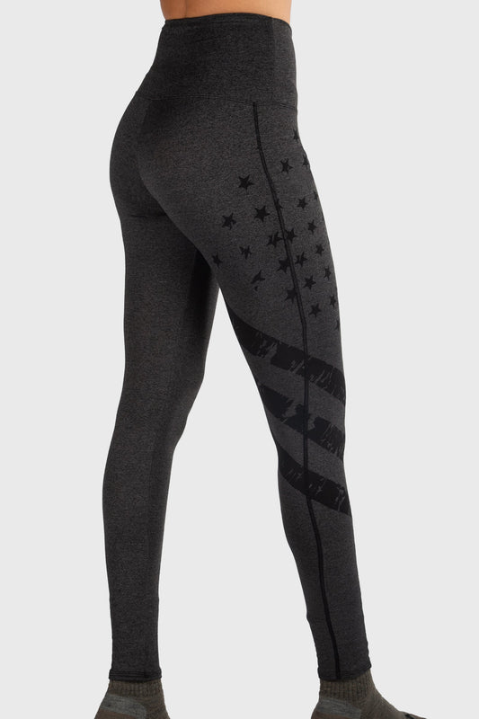SoftTECH™ Pro Flag Pocketed Leggings by WSI Sportswear, alternate view 2