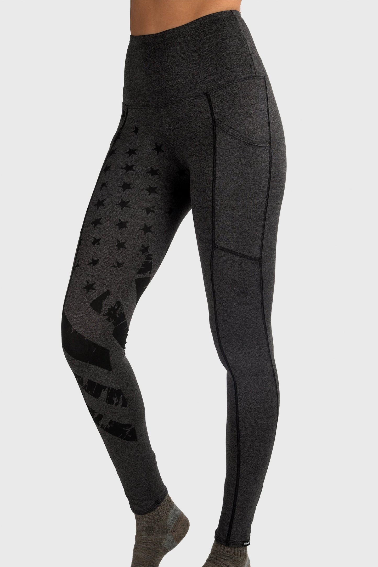 SoftTECH™ Pro Flag Pocketed Leggings by WSI Sportswear