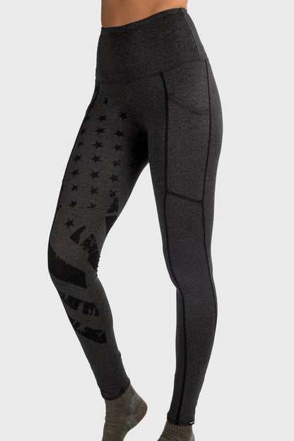 SoftTECH™ Pro Flag Pocketed Leggings by WSI Sportswear