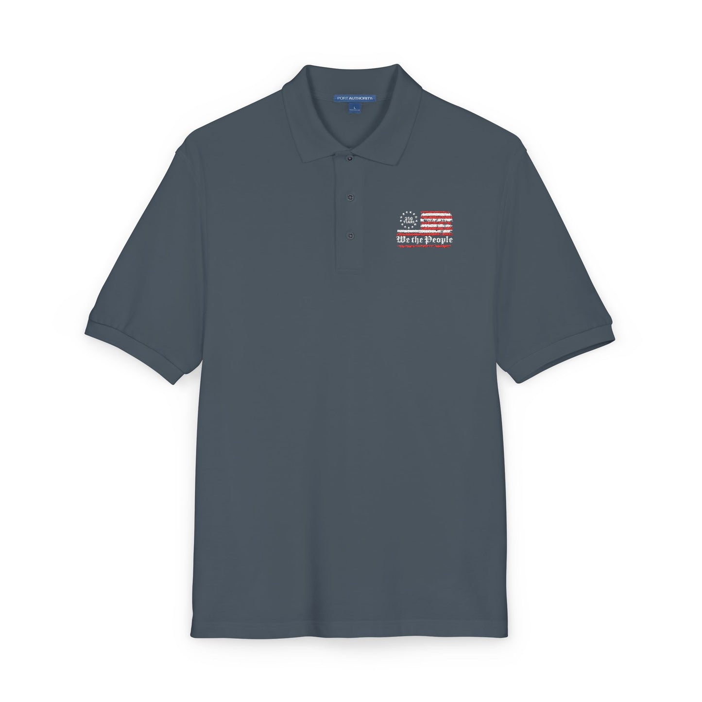 America 250 We the People Embroidered Flag Polo