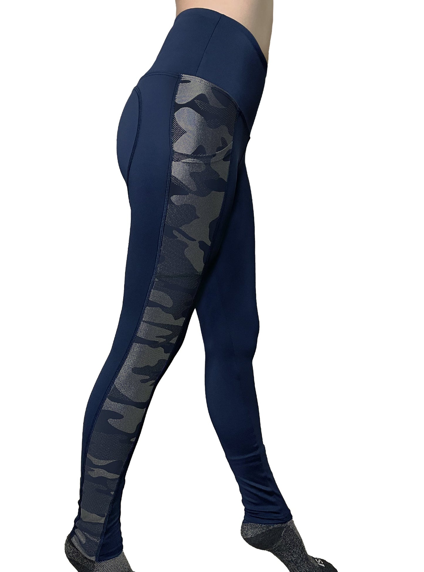 Artemis Camo Eco-Techflex Leggings by WSI Sportswear, alternate view 2