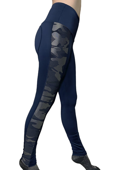 Artemis Camo Eco-Techflex Leggings by WSI Sportswear, alternate view 2
