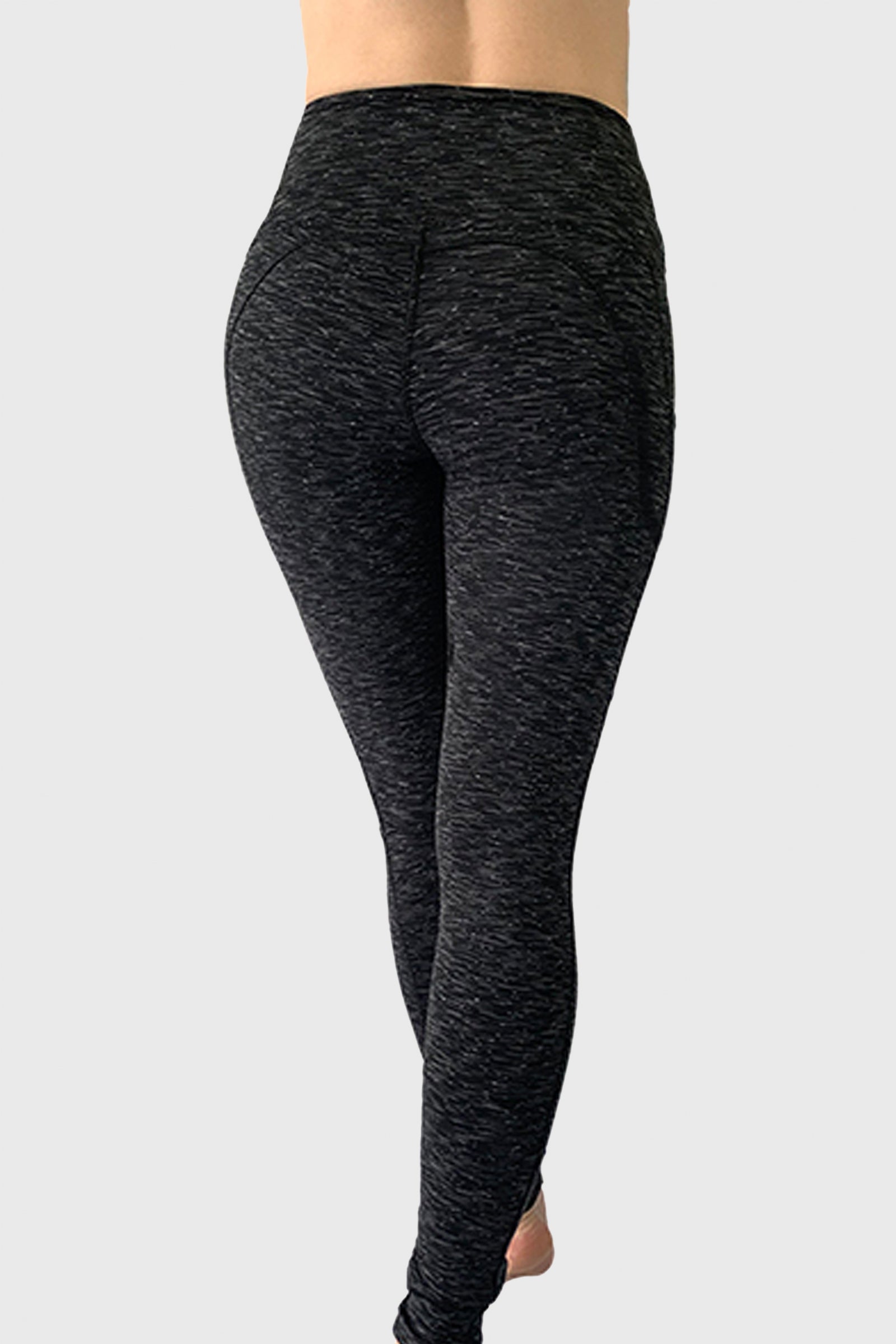 Tri-Heather Pocketed Legging (No inseam) by WSI Sportswear, alternate view 3