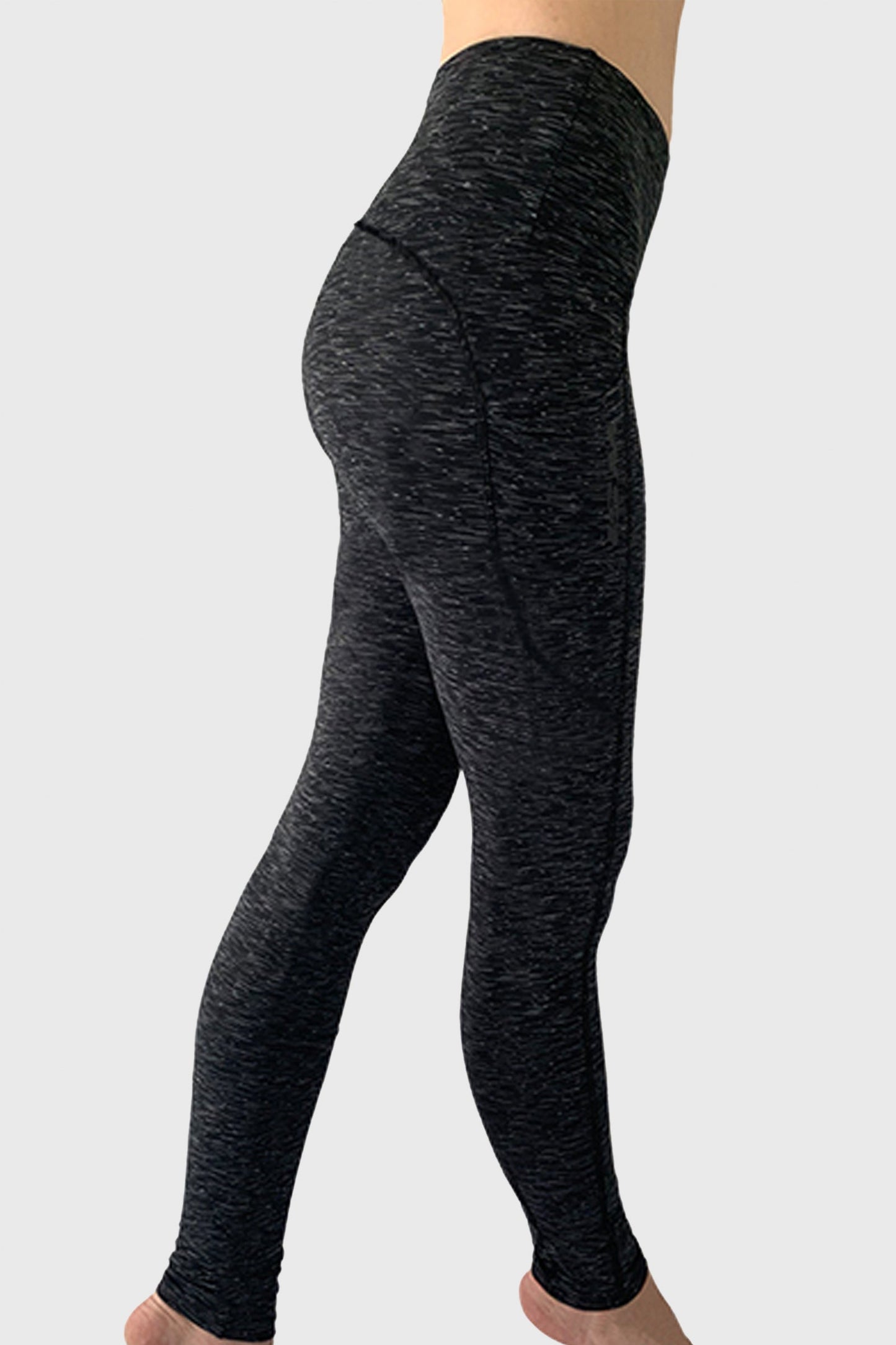 Tri-Heather Pocketed Legging (No inseam) by WSI Sportswear