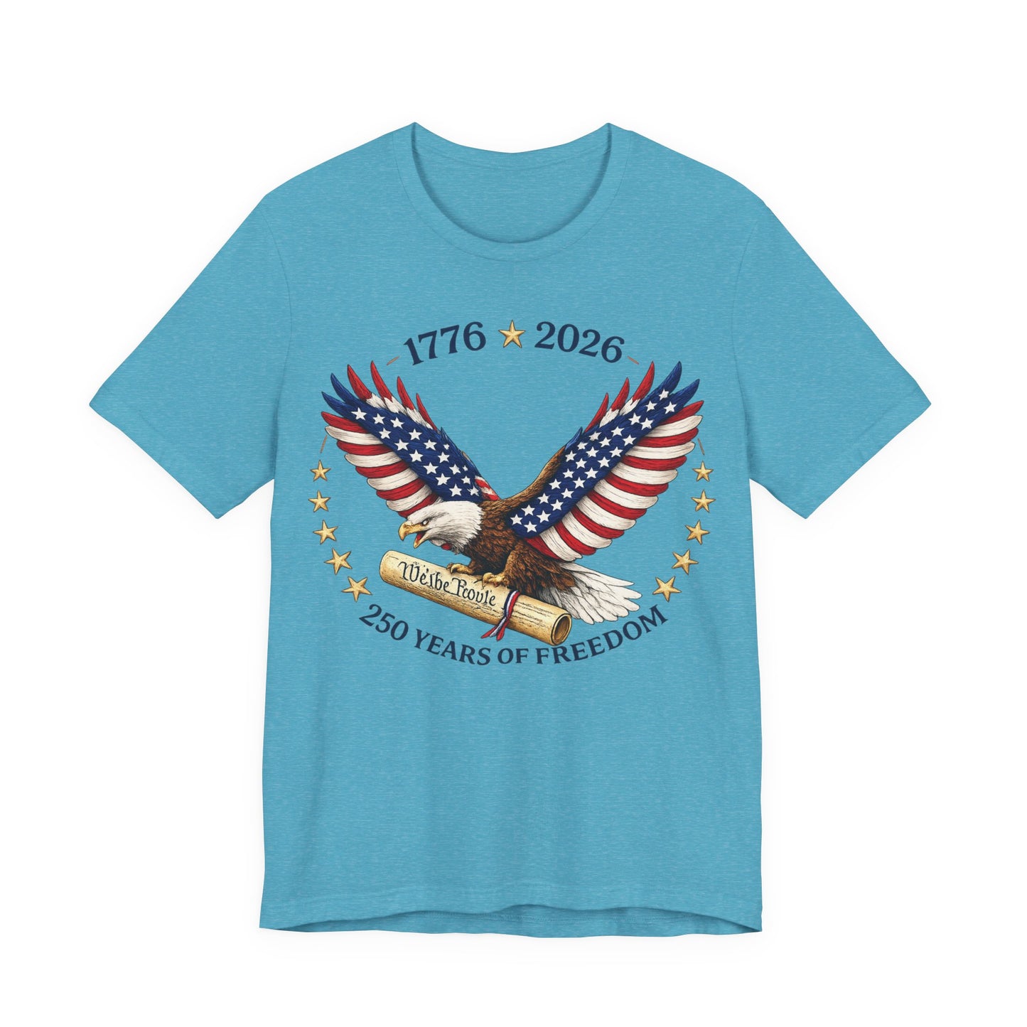1776–2026 Eagle Patriotic Tee – 250 Years of Freedom