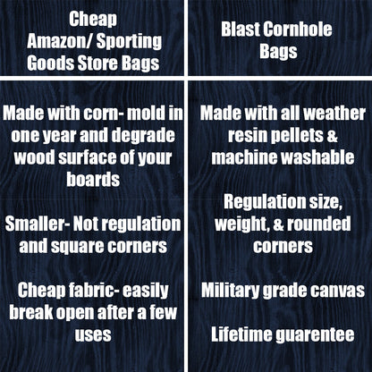 USA Flag Cornhole Bags | Slick & Stick Tournament Grade