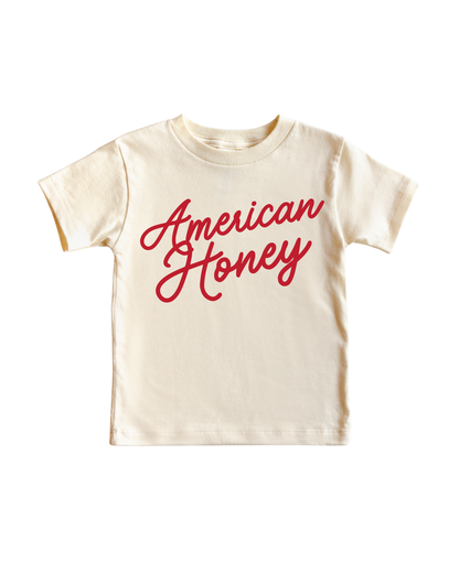 American Honey Little Girls Tee 🍯🇺🇸