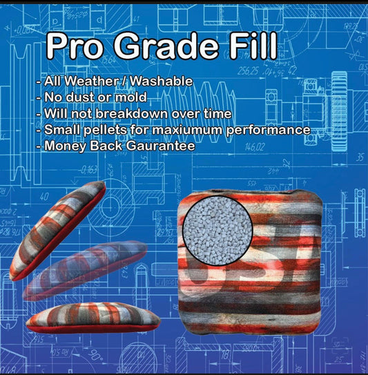 American Eagle Cornhole Bags | Slick & Stick Tournament