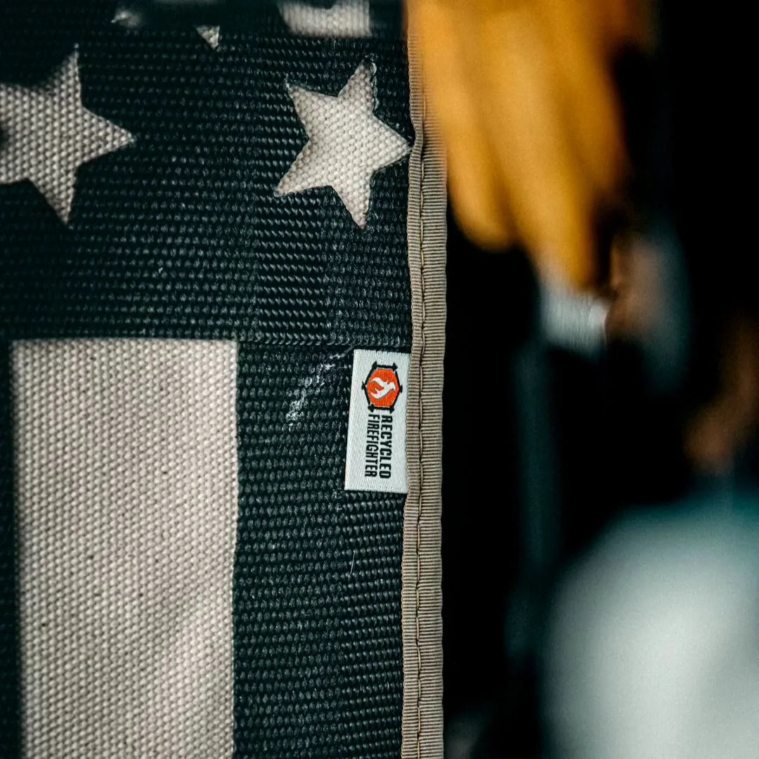 Fire Hose Thin Blue Line Flag – Law Enforcement Wall Art