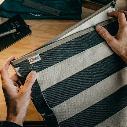 Fire Hose Thin Blue Line Flag – Law Enforcement Wall Art