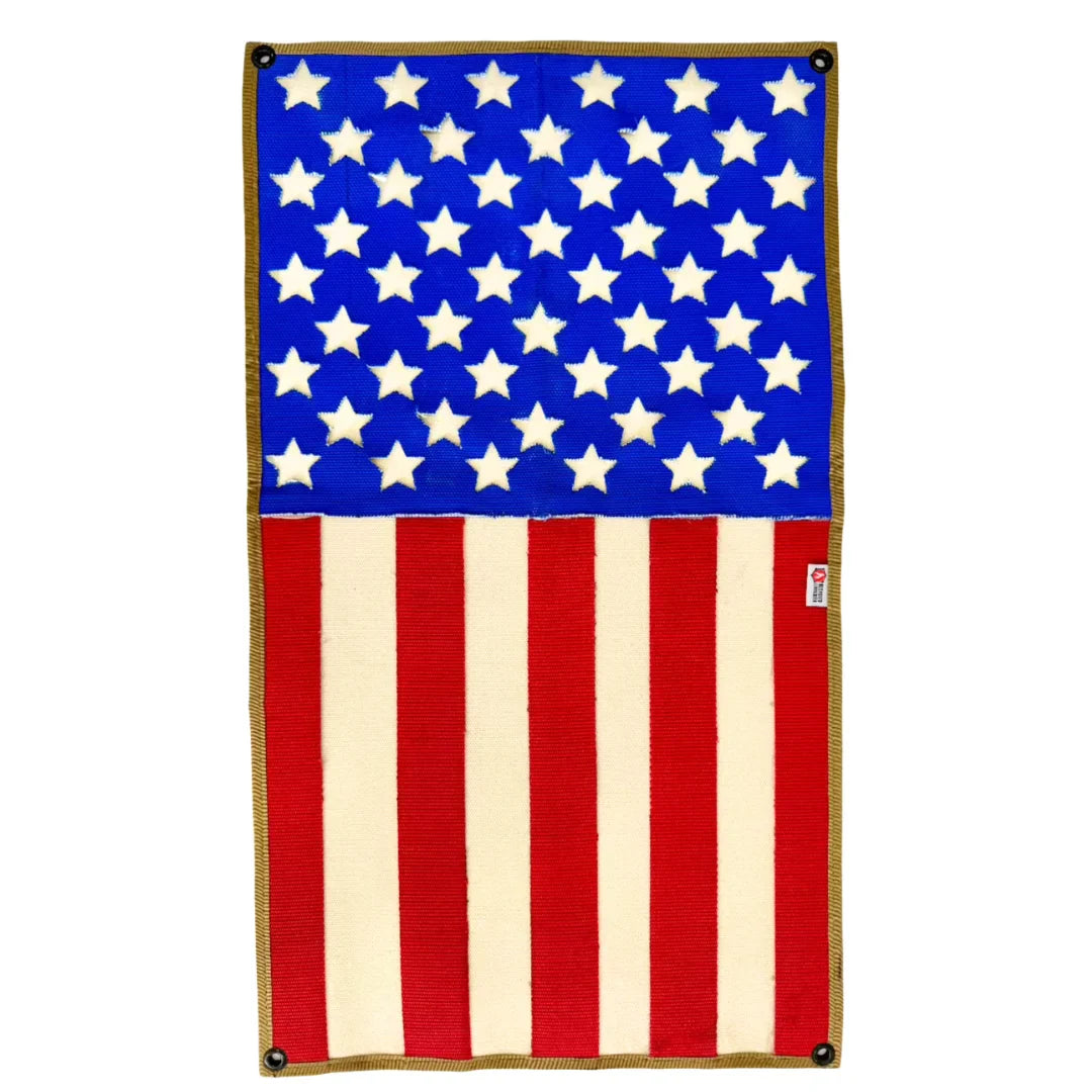 Vertical Fire Hose American Flag – Handmade Reclaimed | Shop250
