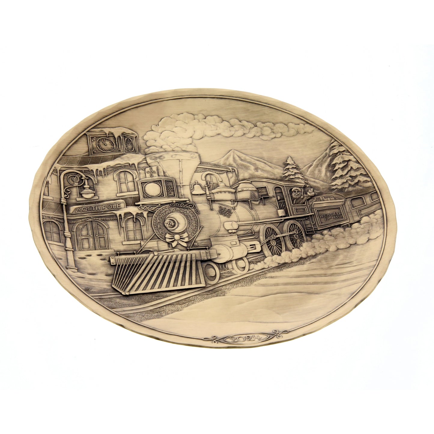 2024 Annual Plate — The Wendell Express | Wendell August Forge
