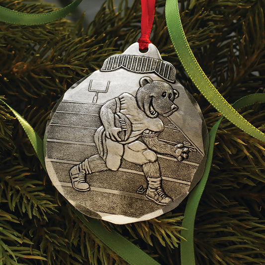 Football Bear Ornament – alternate view 2