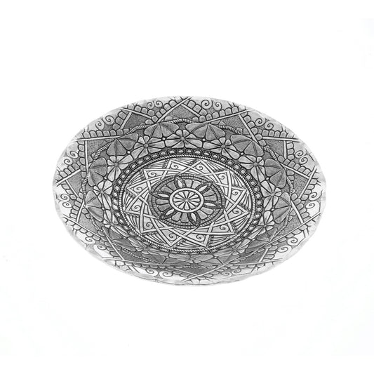 Amalfi Small Round Belmont Bowl by Wendell August Forge — angled view