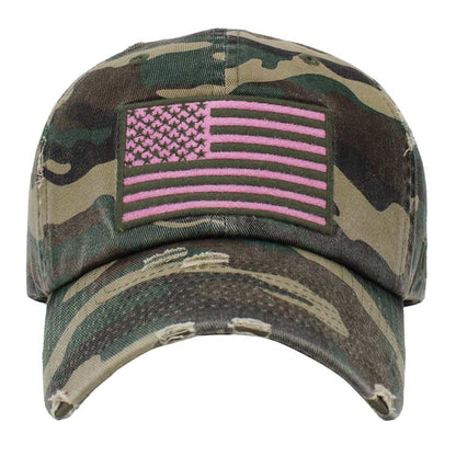 American USA Flag Vintage Baseball Cap — Madeline Love