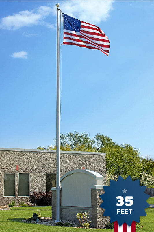 35ft Economy Flagpole - ECSA35