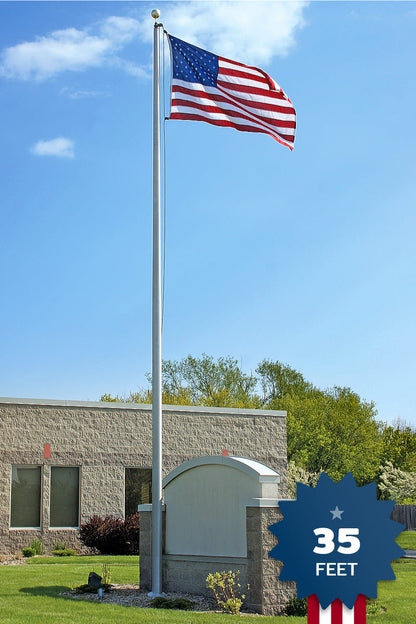35ft Hurricane Flagpole - ECH35
