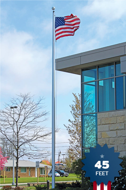45ft Heavy Duty Flagpole - EC45