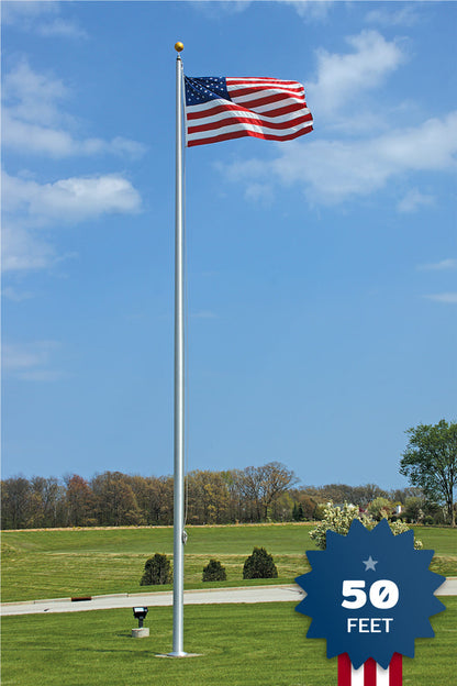 50ft Hurricane Flagpole - ECH50