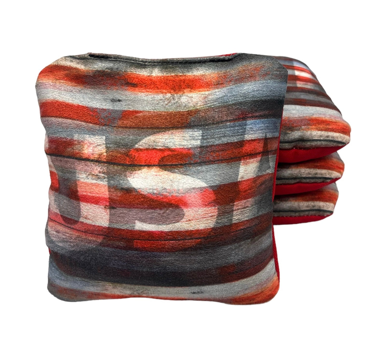 USA Flag Cornhole Bags | Slick & Stick Tournament Grade