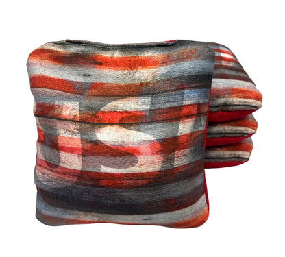 USA Flag Cornhole Bags | Slick & Stick Tournament Grade