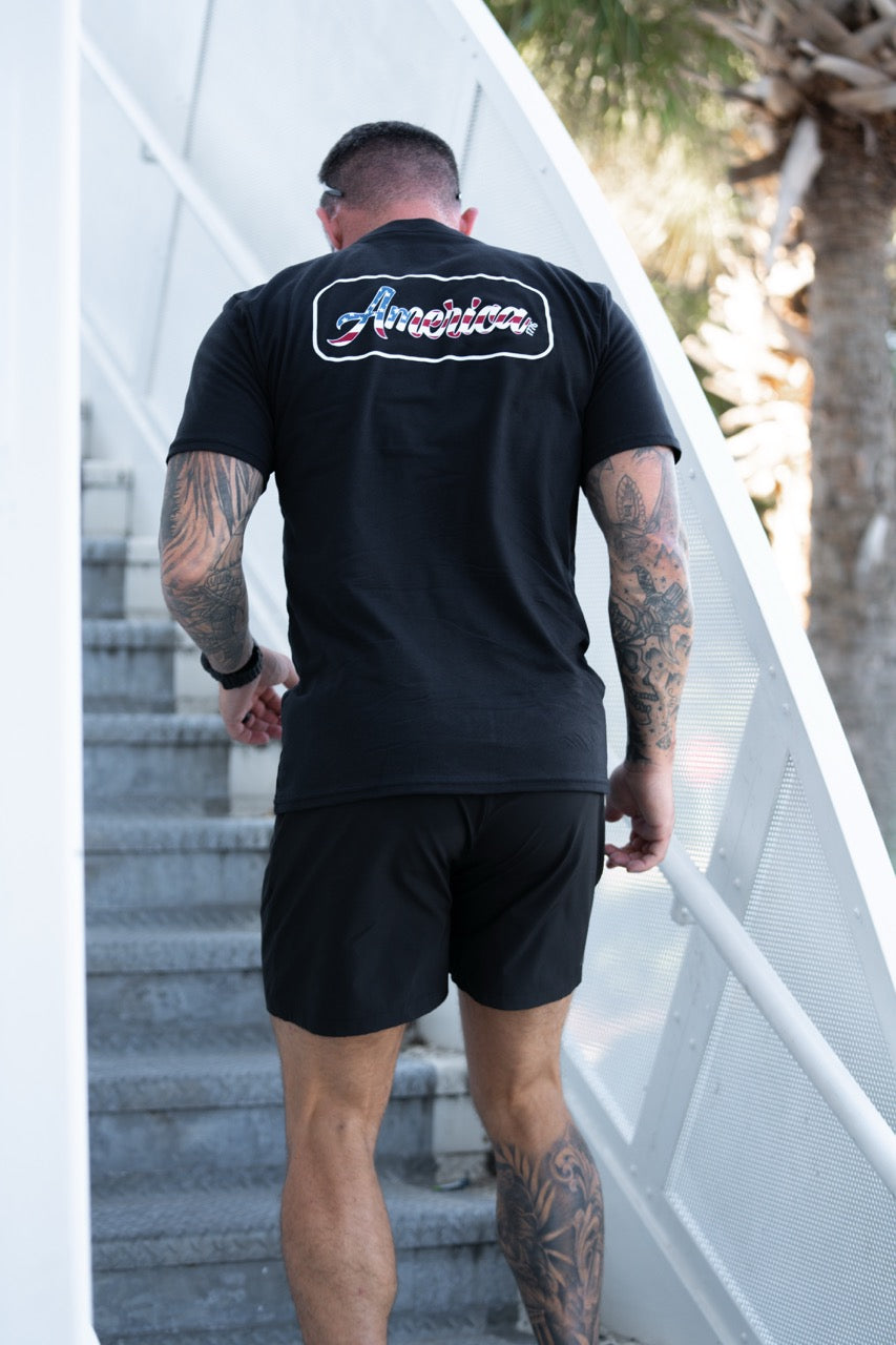 America Tee – Premium Cotton Blend T-Shirt | Made in USA