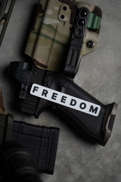 Freedom Sticker – 4" Weatherproof Decal | Shop250America
