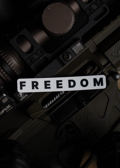 Freedom Sticker – 4" Weatherproof Decal | Shop250America