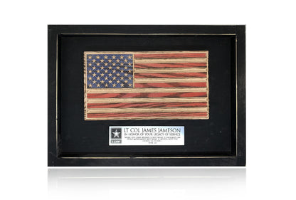 Old Glory Wooden Desk Flag – American Oak | Made in USA | Flags of Valor
