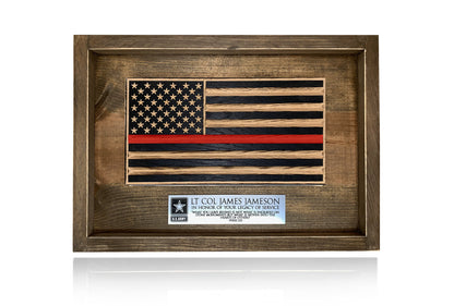 Old Glory Wooden Desk Flag – American Oak | Made in USA | Flags of Valor