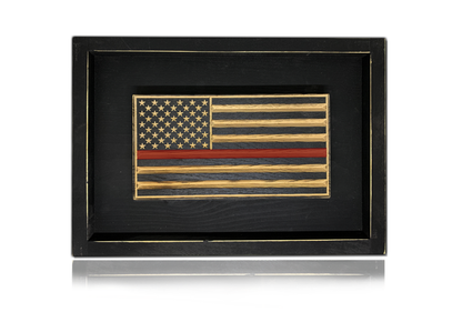 Old Glory Wooden Desk Flag – American Oak | Made in USA | Flags of Valor