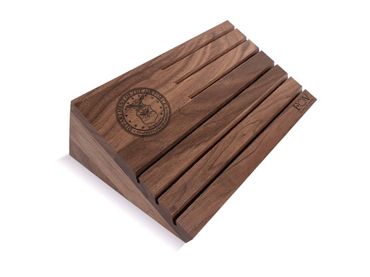 Wooden Challenge Coin Holder – Walnut Display | Flags of Valor