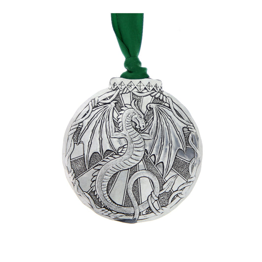 Mystical Dragon Ornament by Wendell August Forge