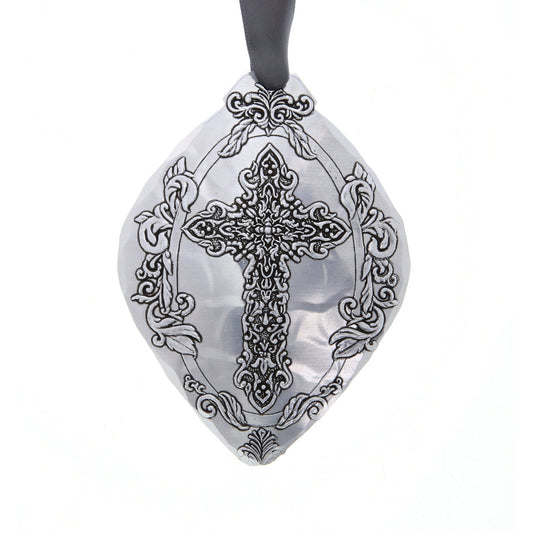 Faithful Moments Cross Ornament by Wendell August Forge