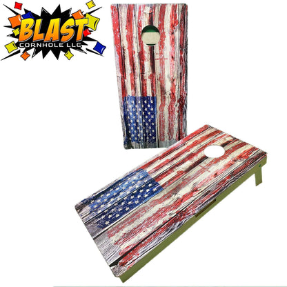 American Flag Cornhole Set | Premium USA-Made Boards