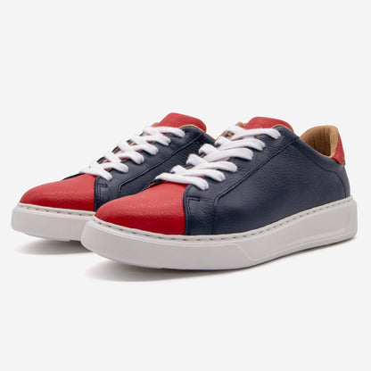 BLKSWN Heritage Gameday Sneakers – Navy Red – Made in USA