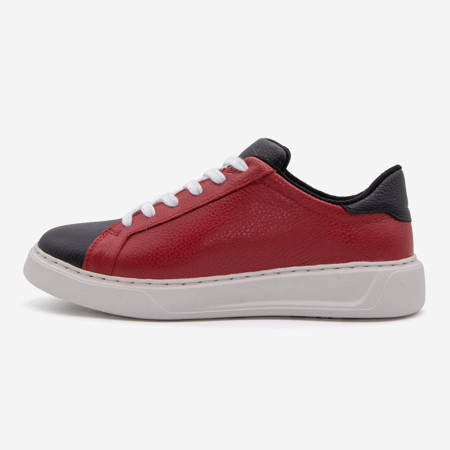BLKSWN Heritage Gameday Sneakers – Red Black – Made in USA