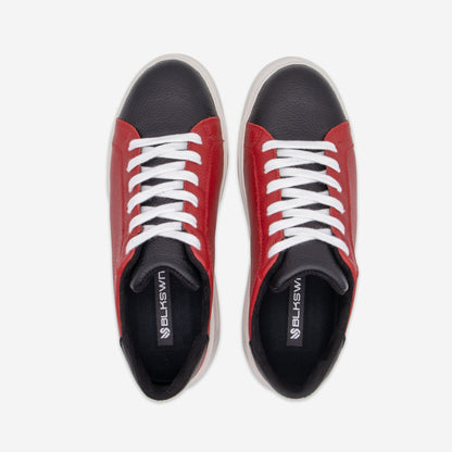 BLKSWN Heritage Gameday Sneakers – Red Black – Made in USA