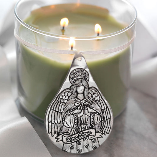 Healing Angel Teardrop Ornament – alternate view 2