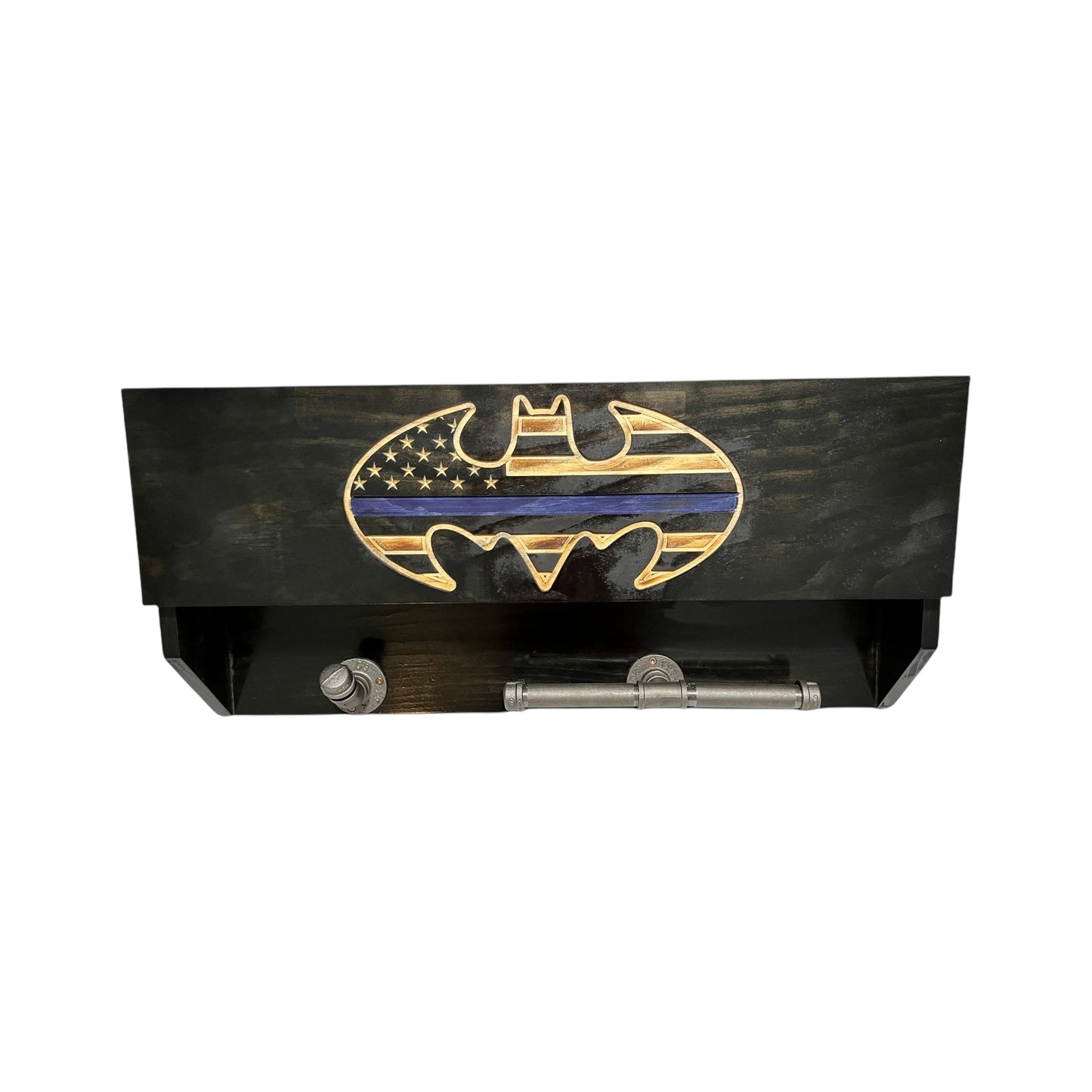 Custom Police Gear Rack with RFID Lock and Concealed Compartment