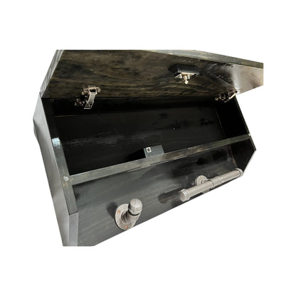 Custom Police Gear Rack with RFID Lock and Concealed Compartment