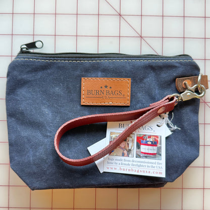 Rubber Fire Hose Clutch- Blue