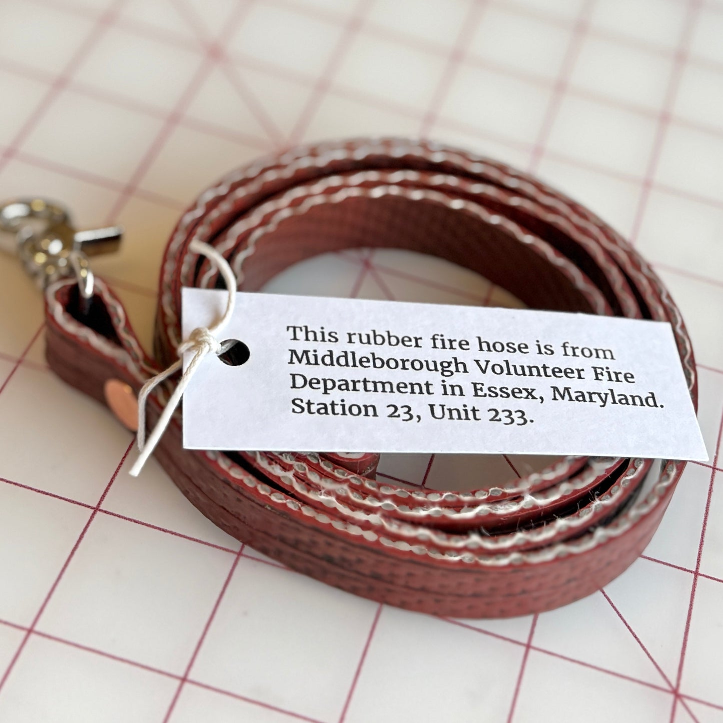Mini Crossbody Burn Bag | Compact Fire Hose + Waxed Canvas