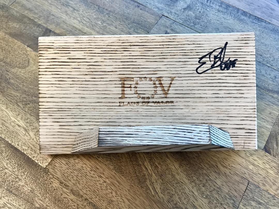 Old Glory Wooden Desk Flag – American Oak | Made in USA | Flags of Valor