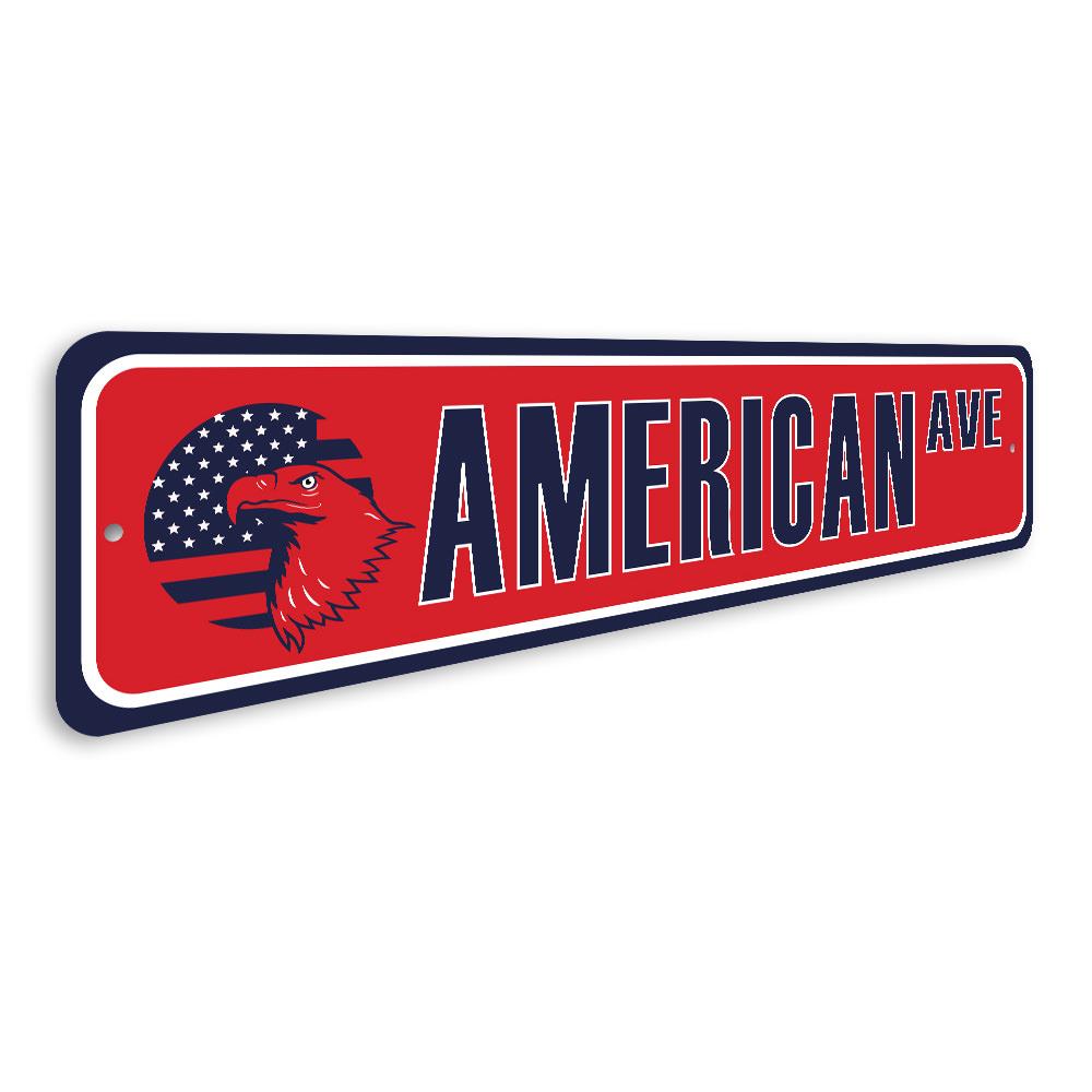 Patriotic Street Sign