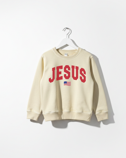 Jesus 🇺🇸 Kids Sweatshirt
