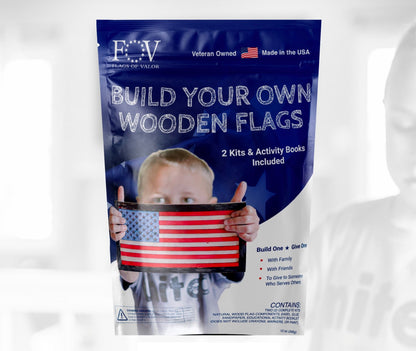 Kid's Flag Build Kit 2-Pack – American Craft | Shop250America