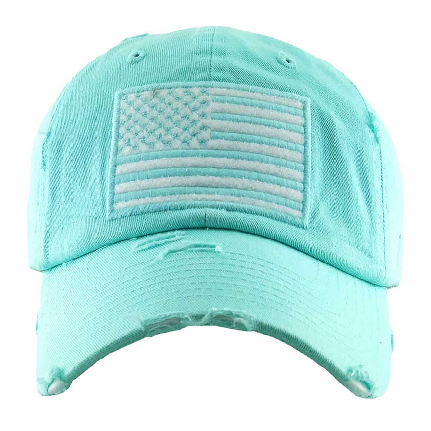 American USA Flag Vintage Baseball Cap — Madeline Love